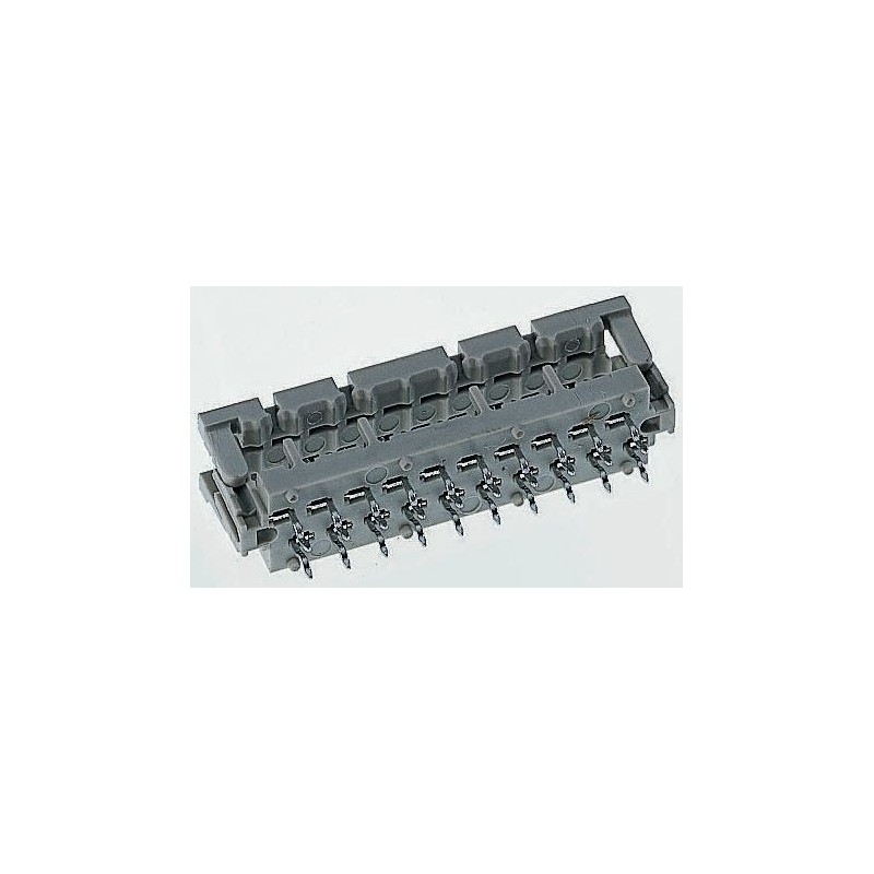 1 pcs - TE Connectivity 16-Way IDC Connector Plug for Cable Mount