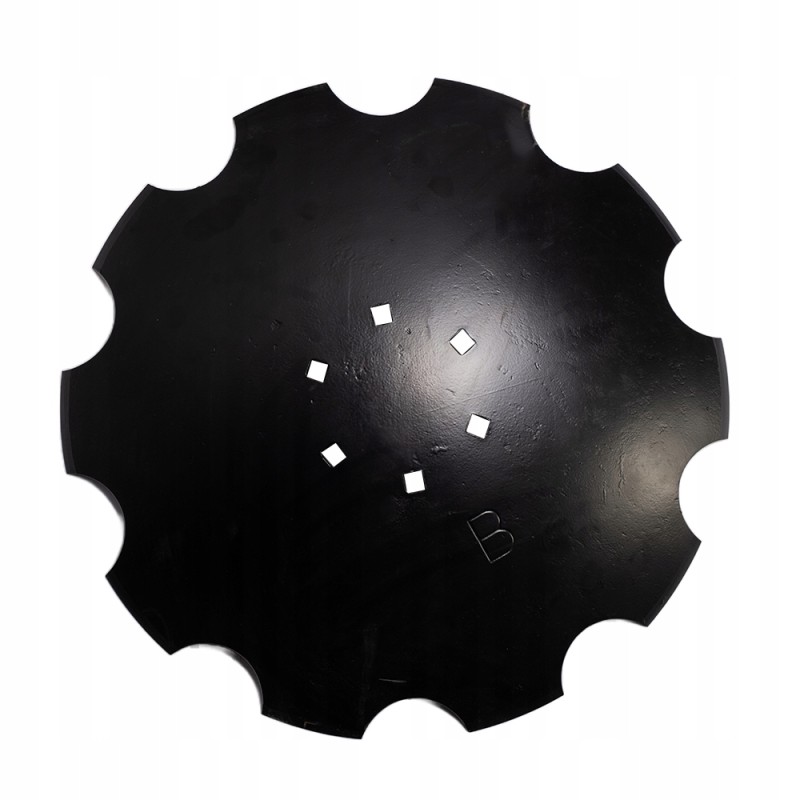 Toothed plate 510x3 5mm 6 holes with 10 steel in