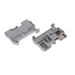 10 pcs - Phoenix Contact PT 2.5/1P Series Grey Feed Through Terminal Block, 0.14 - 4mm², Single-Level, Plug In Termination