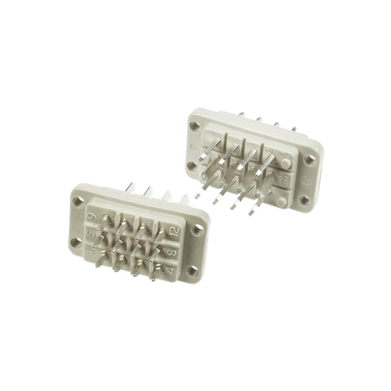 1 pcs - Cinch Automotive Connector Plug 12 Way