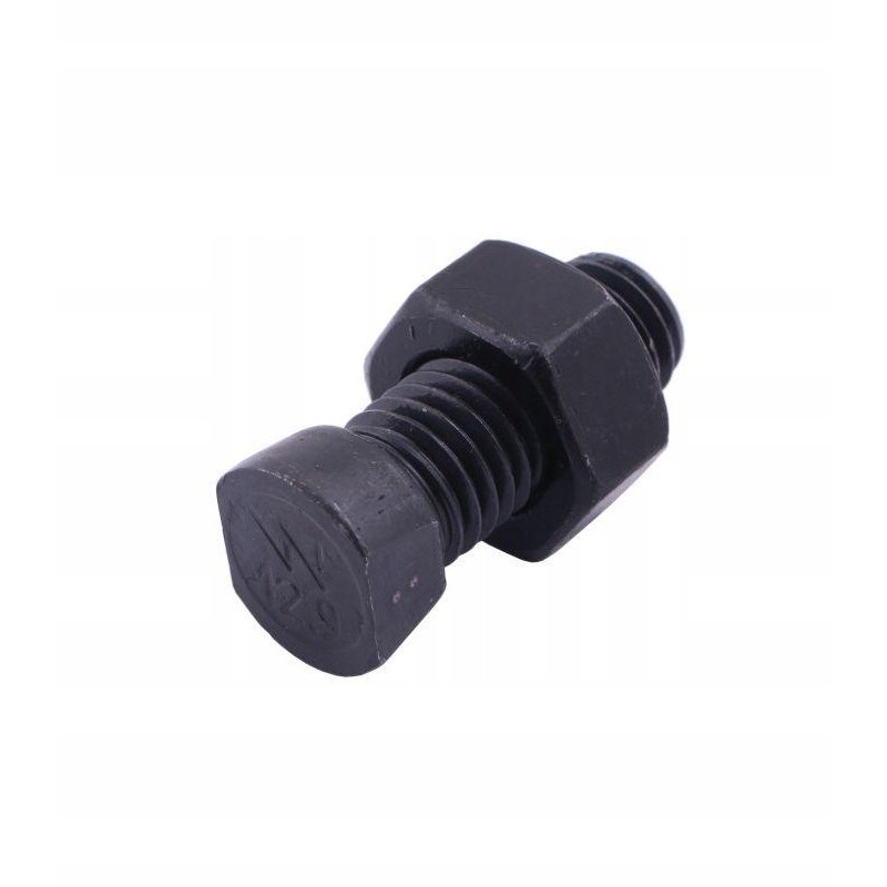 Oval bolt, cut on both sides, M12x34