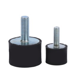 Rubber shock absorbers, vibro-isolators 30x20xm8 typb