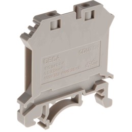 10 pcs - RS PRO DIN Rail Terminal Block, 2.5mm², Single-Level, Screw Termination