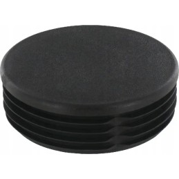 Black protective cap 23mm with grooves