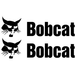 Stickers Bobcat mini loader excavator 15 cm