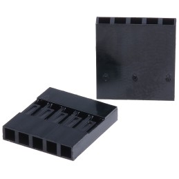 10 pcs - HARWIN, M20-10 Female Connector Housing, 2.54mm Pitch, 5 Way, 1 Row