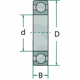 Ball bearing usually 6205 2rs 6205 2rs kongskild