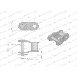Chain link ca627 warynski sold after
