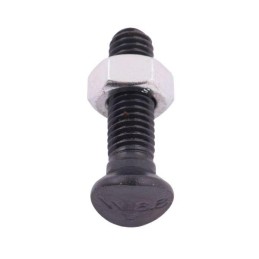 Half-round coulter screw set m10x35 mm, class 8-8