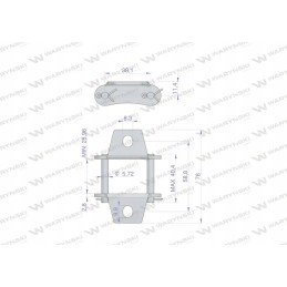 Chain lock with double-sided connection s52k1 wary