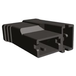 10 pcs - TE Connectivity, Positive Lock 250 Mk I 2 Way Crimp Terminal Housing