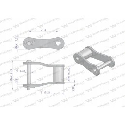 Chain ring S45 Warynski sold for 5 pcs