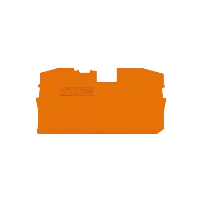 10 pcs - Wago TOPJOB S, 2010 Series End and Intermediate Plate for Use with 2010 Series Terminal Blocks