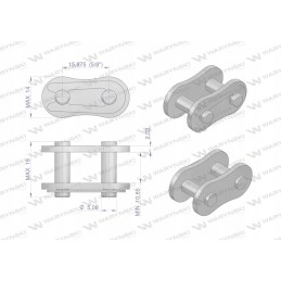 Chain lock 520 1 r1 5 8 Warynski for sale