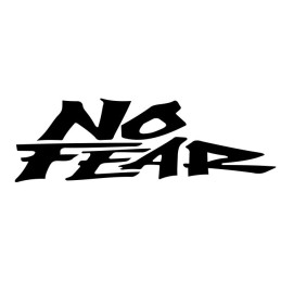 No fear sticker for car motor 20 cm
