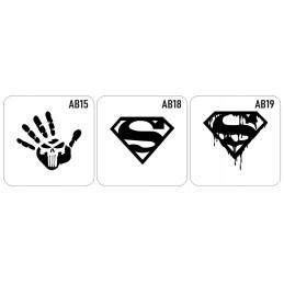 Batman Superman Punisher Sticker 20 cm AB21