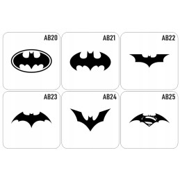 Batman Superman Punisher Sticker 20 cm AB22