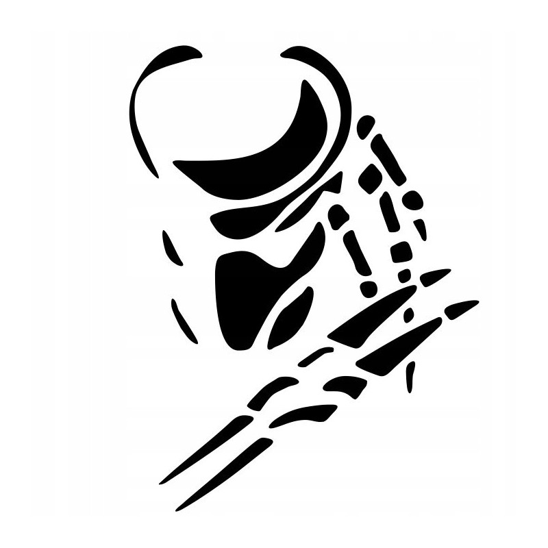 Sticker predator alien alien alien ufo 20 cm