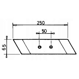 Left reverse chisel pk801102 fits vn unirol