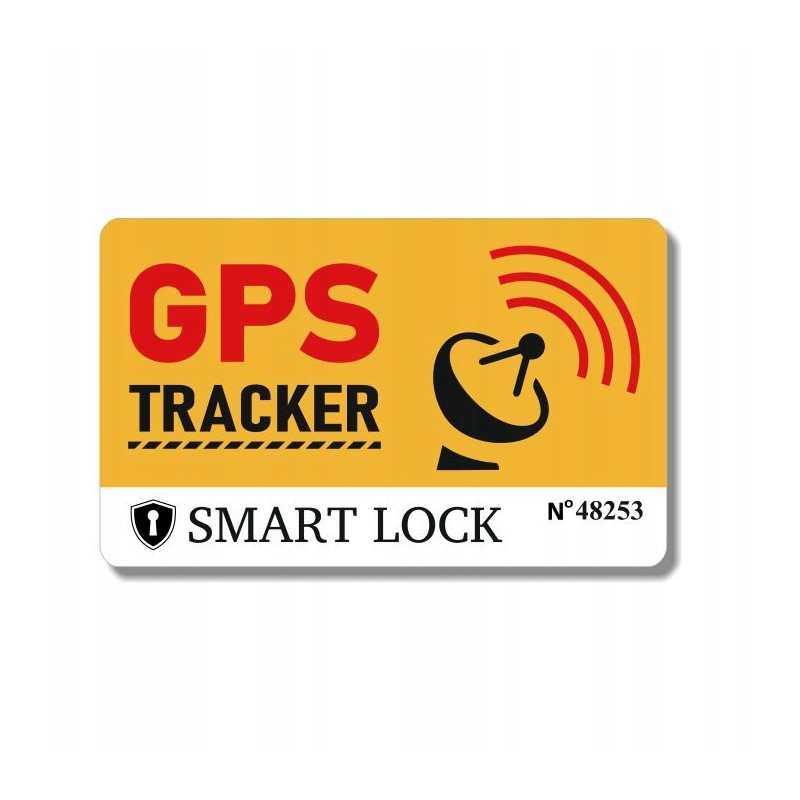 Protective sticker GPS tracker alarm system 15 cm