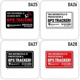 Protective sticker GPS tracker alarm system 15 cm