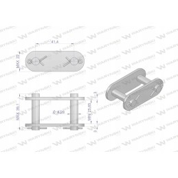 Chain lock ca550vd warynski sold for 5