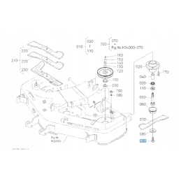 Kubota blade screw gr2120 g18 g21 gzd21 left center