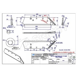 Blade 18 right carbide Kverneland 073006 p
