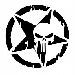 Punisher skull sticker skull skull 25 cm ab11
