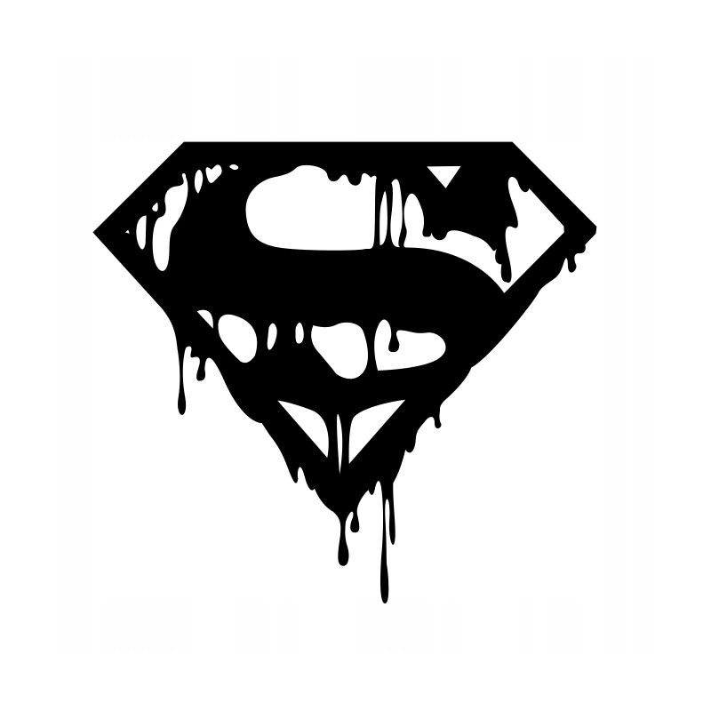 Superman Batman Punisher Sticker 25 cm AB19