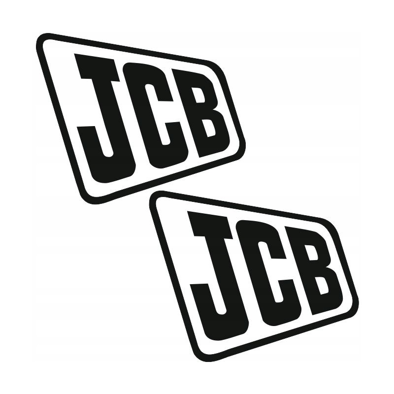 JCB stickers, excavator loader, 65 cm