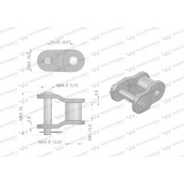 Chain link 12bhf3 515 re425 3 4 13 5