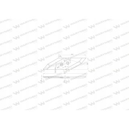 Chisel, right blade cover, Lemken application