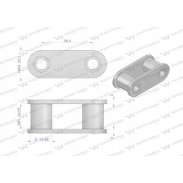 Chain link 38 4vb warynski sold for 5