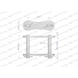 Chain lock S52 Warynski sold for 5