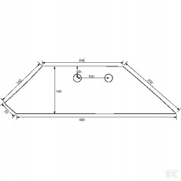 Left chisel blade 16 overum xl 1659460109m