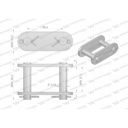 Chain lock 38 4vb Warynski sold for 5