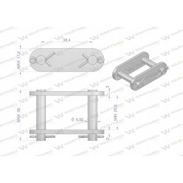 Chain lock 38 4v Warynski sold for 5