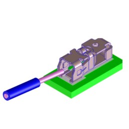 20 pcs - Molex Right Angle Surface Mount PCB Socket, 1-Contact, 1-Row, Solder Termination