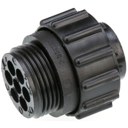 1 pcs - TE Connectivity Circular Connector, 7 Contacts, Cable Mount, Plug, Female, CPC Series 1 Series