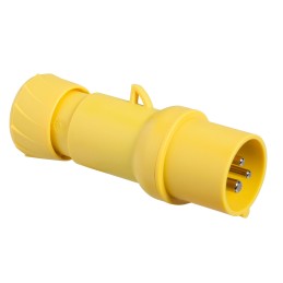 1 pcs - Schneider Electric, PKE IP44 Cable Mount 2P + E Closure Plug, Rated At 16A, 100 - 130 V,With Phase Inverter