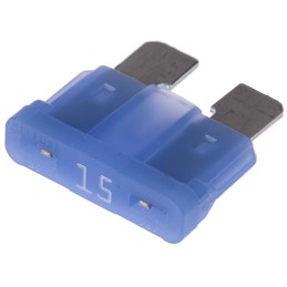 50 pcs - Littelfuse 15A Blue Blade Car Fuse, 32V dc