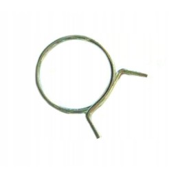 Spring band for the funnel of the Poznań seeder