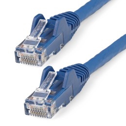 1 pcs - StarTech.com Cat6 Straight Male RJ45 to Straight Male RJ45 Ethernet Cable, U/UTP, Blue LSZH Sheath, 2m, Low Smoke Zero
