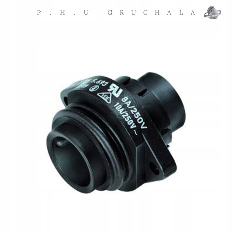 Rs amphenol male flange connector binder 09 4203 00 07