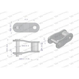Chain link ca557 warynski sold after