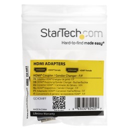 1 pcs - StarTech.com 4K @ 30 Hz HDMI 1.4 Female HDMI to Female HDMI Cable