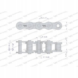 Roller chain 16b 1 r1 1 Warynski 10m