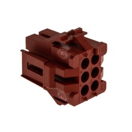 5 pcs - TE Connectivity, Miniature Rectangular II Male Connector Housing, 4.19mm Pitch, 6 Way, 3 Row