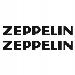 Zeppelin stickers, excavator loader, 20 cm